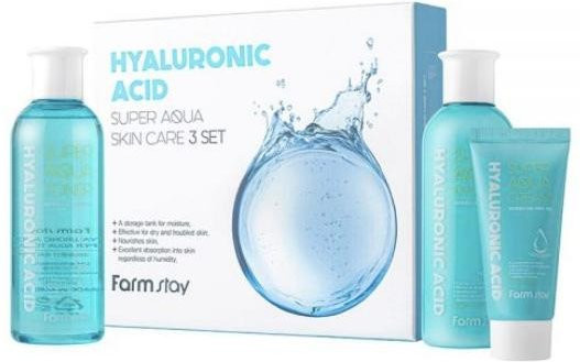 Farm Stay Hyaluronsäure Gesichtspflege Set, 3er Set, Unisex - Bild 1