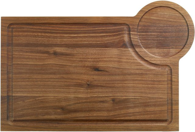 VEGA Servierbrett Haragi aus Nussbaum in Braun, B: 37 cm, T: 25 cm, H: 2 cm - Bild 1