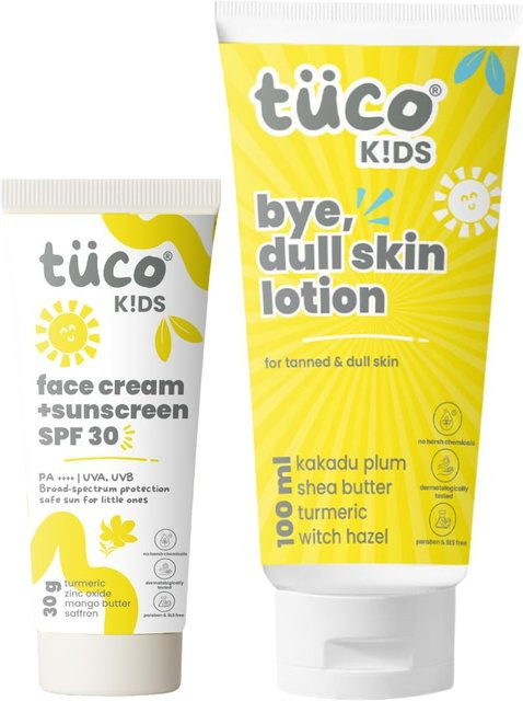 Tuco Kids Lotion und Sonnencreme LSF 30 Doppelpackung, 130 ml, Vitamin C - Bild 1