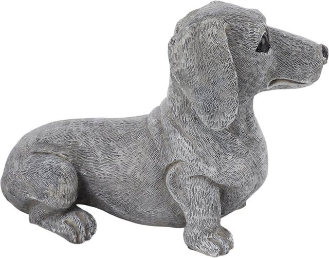 Dackel Figur OutsideWorld als Skulptur und Außenstatue in Grau - Bild 1