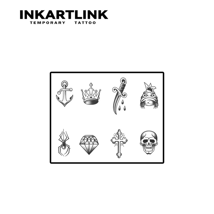 Inkartlink Temporäres Tattoo, 8 Stile, wasserfest, semi-permanent - Bild 3