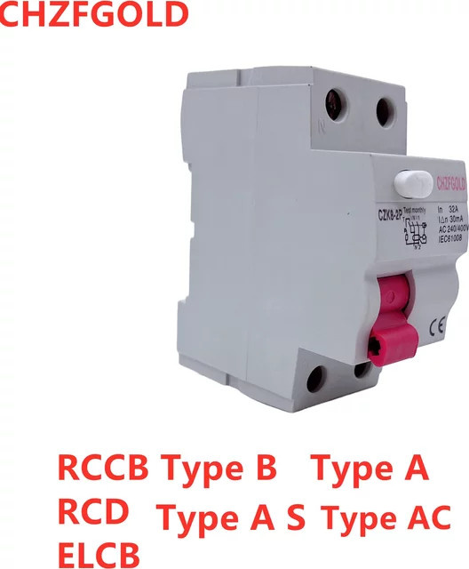 RCD-ID Solarsystem Typ B Fehlerstrom-Smart-Leistungsschalter RCCB 2P 63A - Bild 1