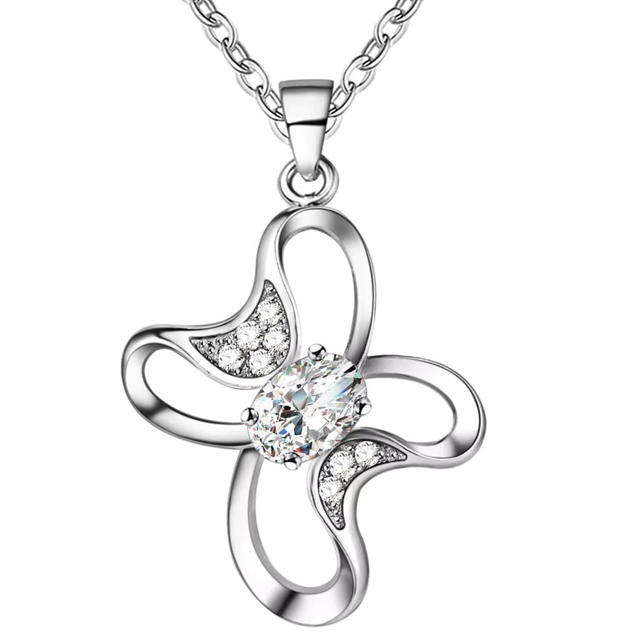 SAY Halskette 925 Silber, Zirkonia, Damen - Bild 2