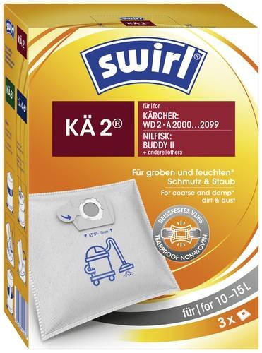 Swirl KA 2.0 Staubsaugerbeutel für Kärcher und Nilfisk, 3 Stück - Bild 1
