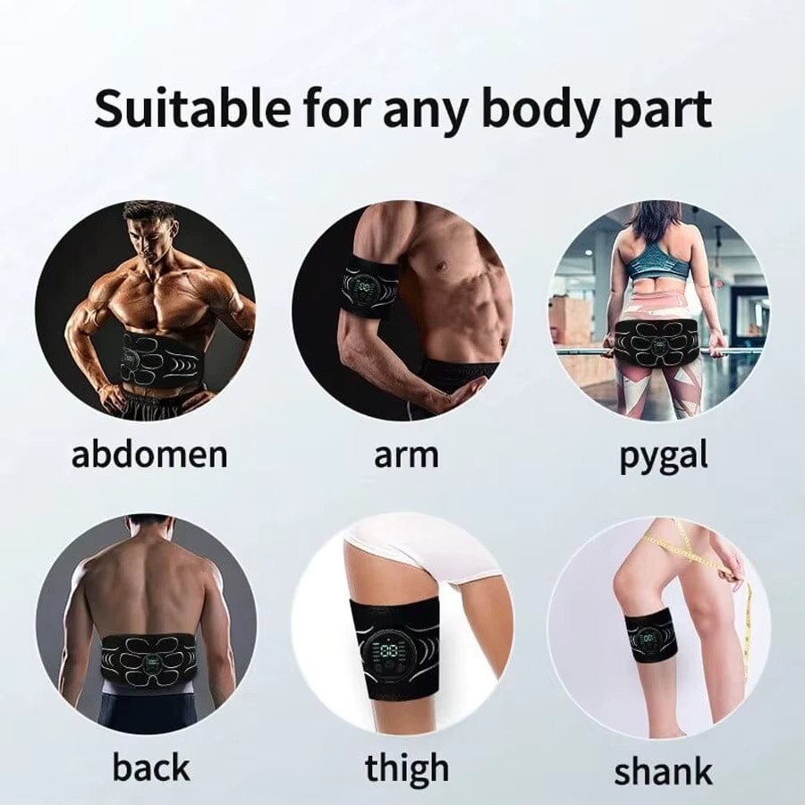 AXH EMS Muskelstimulator, Bauchmuskeltrainer, Unisex - Bild 4