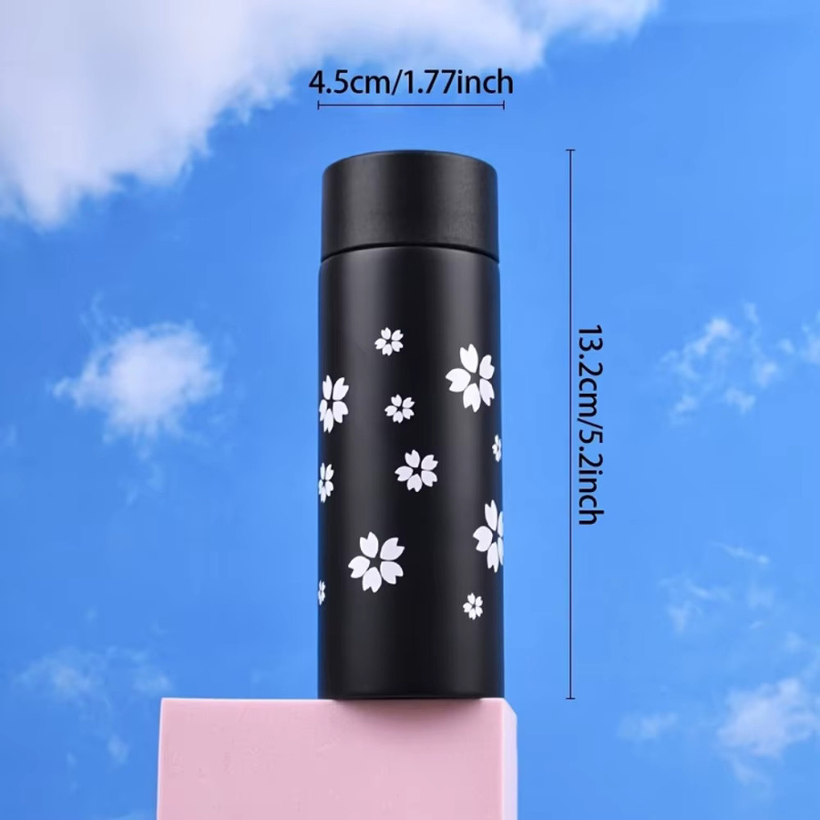 Mini Tragbare Thermoskanne aus 304 Edelstahl in Rot, Vakuum Thermoisolierung, 120ml Taschenbecher für Espresso - Bild 2