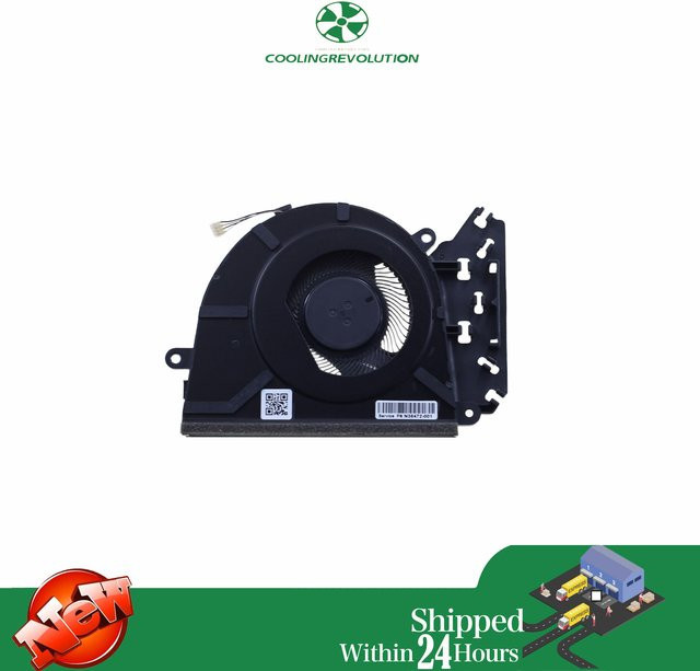 COOLING REVOLUTION Laptop-CPU-Lüfter in Schwarz, Modelle N38472-001 N38473-001 N38474-001 N36064-001 - Bild 1