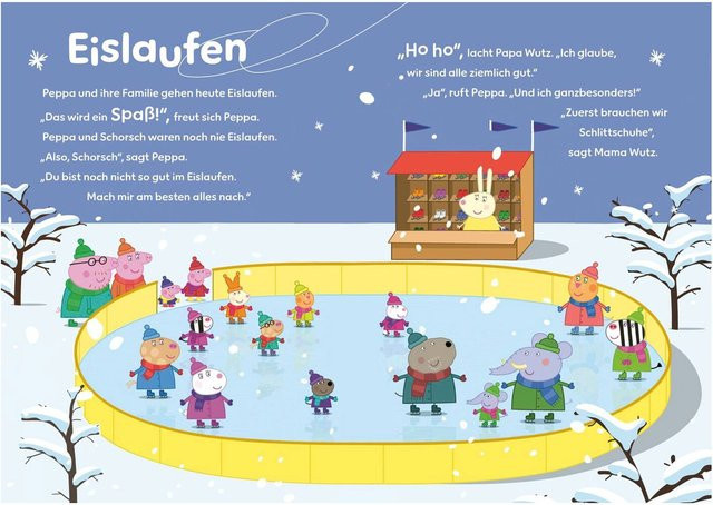 Peppa Pig Peppa Wutz Gutenachtgeschichten: Wintergeschichten zum Vorlesen, Hardcover - Bild 1