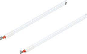 Blum Längsreling für TANDEMBOX antaro Frontauszug, Nennlänge 600 mm, Farbe Seidenweiß - Bild 1