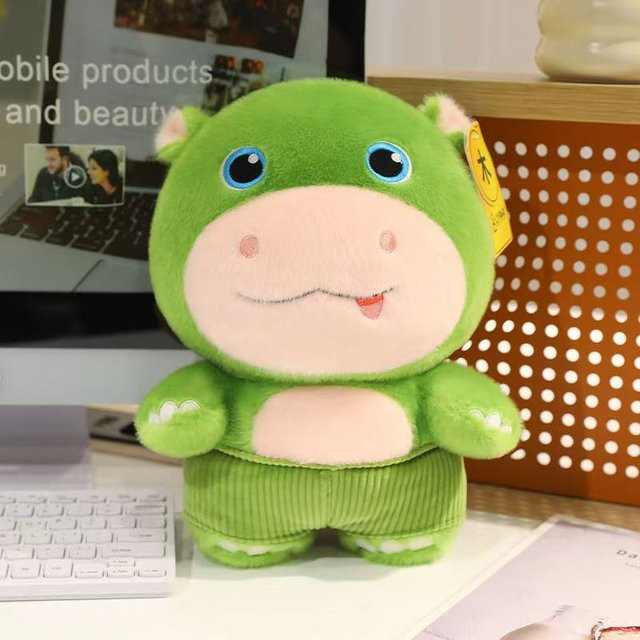 Kaiyun Flusspferd Puppe, Kawaii Kuscheltier Plüschtier, 25cm-40cm - Bild 1