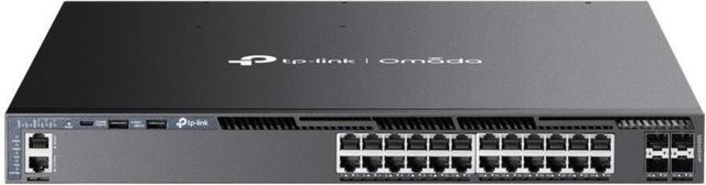 TP-Link Omada SG6428XHP Managed L3 Gigabit Ethernet Netzwerk-Switch mit Power over Ethernet (PoE) in Schwarz - Bild 1