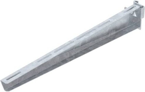 OBO Bettermann Wand- und Stielausleger aus Metall in Silber, B: 61,0 cm, H: 10,0 cm - Bild 1