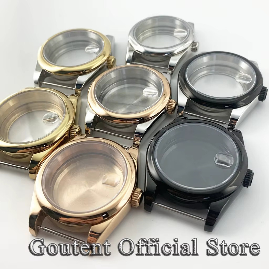 Goutent Uhrengehäuse Edelstahl, Saphirglas, 36 mm 39 mm, Herren - Bild 2