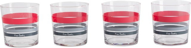 Pierre Cardin Gläserset ECLAT Champagne Flute transparent mit Streifenmuster - Bild 1