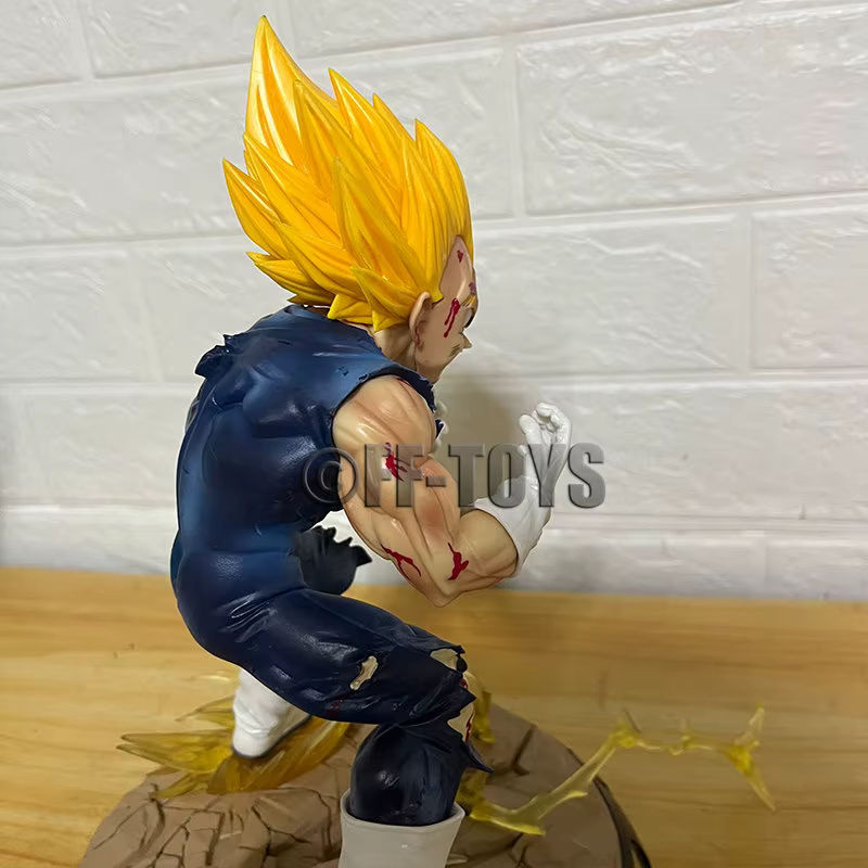 Bandai Dragon Ball Z Majin Vegeta Figur aus PVC mit Basis, mehrfarbig, Höhe: 28 cm - Bild 5
