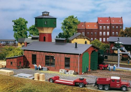 Auhagen H0 Lokschuppen zweiständig für Eisenbahnen - Bild 1