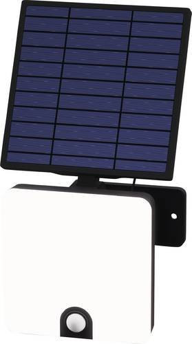 Müller-Licht Solata 21600068 Solar-LED-Außenwandleuchte mit Bewegungsmelder und Dämmerungssensor, 12W, Kaltweiß, IP44 - Bild 1
