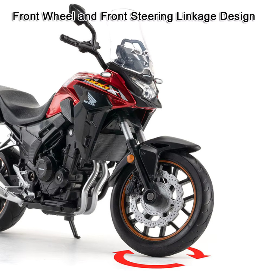 MAKEDA Honda CB400X Spielzeug-Motorradmodell, 1:12, Metall, Druckguss - Bild 2