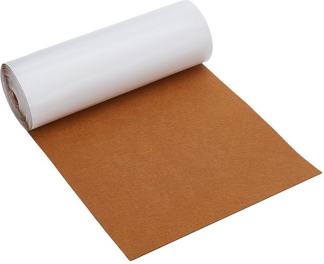 4M Selbstklebender Polyesterfilz zur Schalldämmung, Braun, Breite: 25 cm, Höhe: 0,1 cm, Länge: 4 m - Bild 1