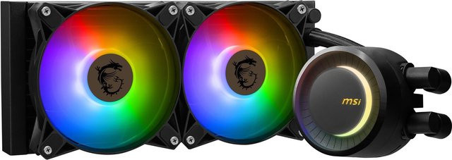 MSI MAG CORELIQUID E240 AIO Wasserkühlung in Schwarz und Multicolour für LGA1151, LGA1200, LGA1700, AM4 und AM5 - Bild 2