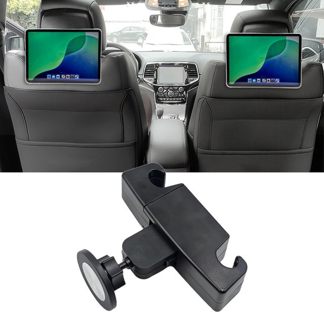AOSRRUN Magnetischer Handyhalter für die Rückbank von Jeep Renegade Cherokee Compass 2015-2023, Schwarz - Bild 1