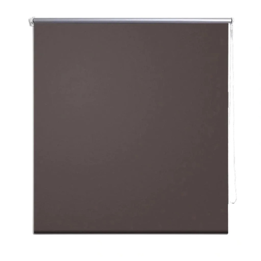 vidaXL Verdunkelungsrollo aus Polyester in Coffee, thermoisolierend, B/H: 140 x 230 cm - Bild 2