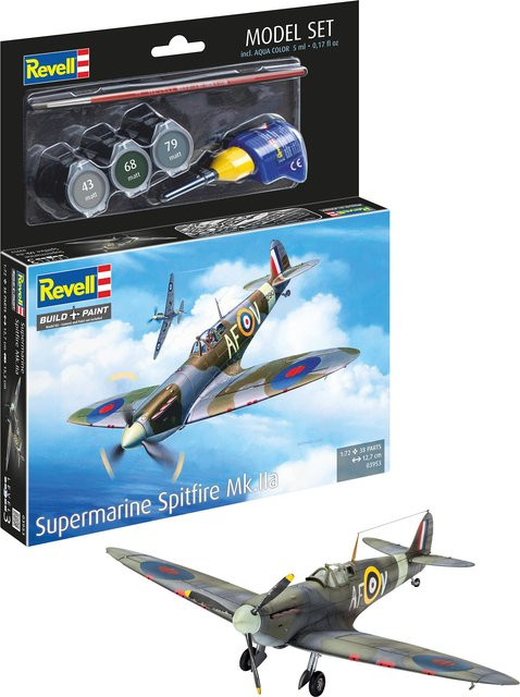 Revell Spitfire Mk.IIa, Model Set, 1:72, ab 8 Jahren - Bild 1