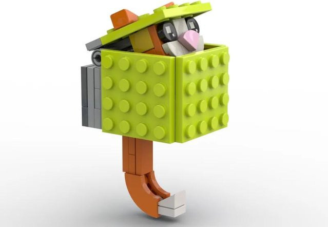 Linyi toy car Moc Steine Schlüsselanhänger Halter, Modell zum Zusammenbauen, ab 3 Jahren - Bild 1