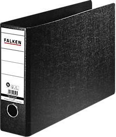 FALKEN Hefter im DIN A4 Querformat, Rückenbreite: 8 cm, Schwarz - Bild 1