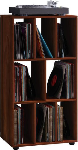 VCM Regal Schaltino in Braun mit Rückwand, B/H/T: 36 x 115 x 60 cm - Bild 1