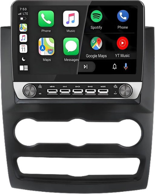 Junsun Autoradio mit Drehknöpfen für BENZ Sprinter und VW Crafter 2009-2016 mit Bluetooth, GPS und 10,1 Zoll Display in Schwarz - Bild 1