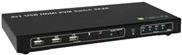 Techly KVM Switch mit 4 HDMI-Wege und USB, 4K UHD, Schwarz (IDATA-KVM-HDMI4U) - Bild 1
