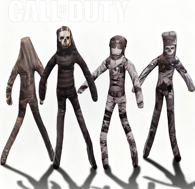 BOOCRE Call Of Duty Geist Sebastian Krueger, Plüschtier, Schwarz - Bild 1