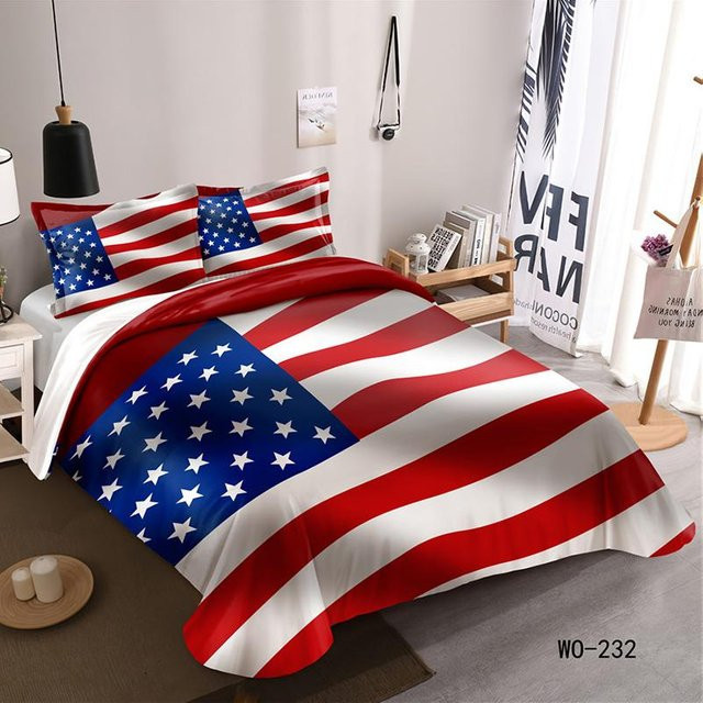 RunGrape Bettwäsche-Set mit Bettbezug und Kissenbezug in Rot, Nordisches Design, Mikrofaser, B/H: 240 x 220 cm - Bild 1