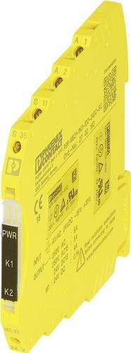 Phoenix Contact Sicherheitsrelais PSR-MS21-1NO-1DO-24DC-SC, Farbe: Gelb, Betriebsspannung: 24 V/DC, 1 Schließer, B x H x T: 6,8 x 93,1 x 102,5 mm - Bild 1