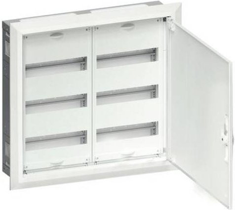 Hager FWU32A Feldverteiler für Hohlwände in Weiß mit 6 Reihen - Bild 1