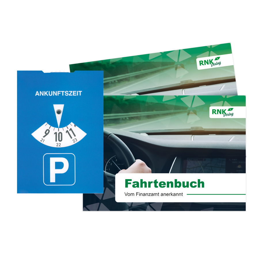 RNK Verlag Fahrtenbuch im 2er Pack, Farbe Grün, Format A6, liniertes Papier - Bild 2