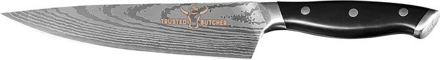 Chefmesser Trusted Butcher von Mediashop aus Edelstahl in Schwarz und Silber mit Full Tang und geschmiedeter Klinge - Bild 1