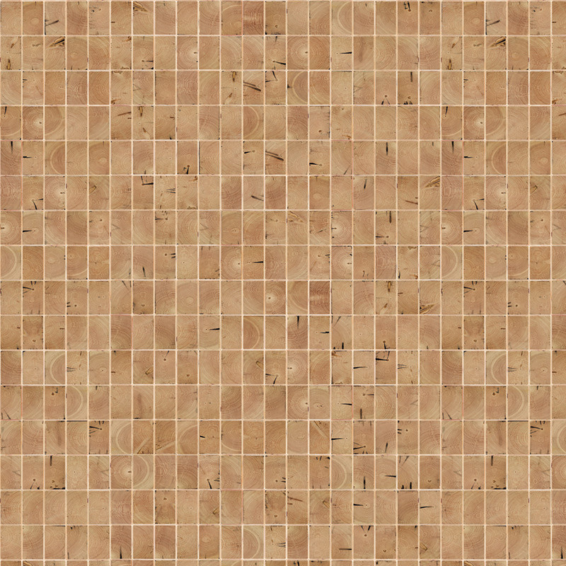 NLXL Tapete Heads mit abstraktem geometrischem Design in Braun, Non-Woven Rolle - Bild 1