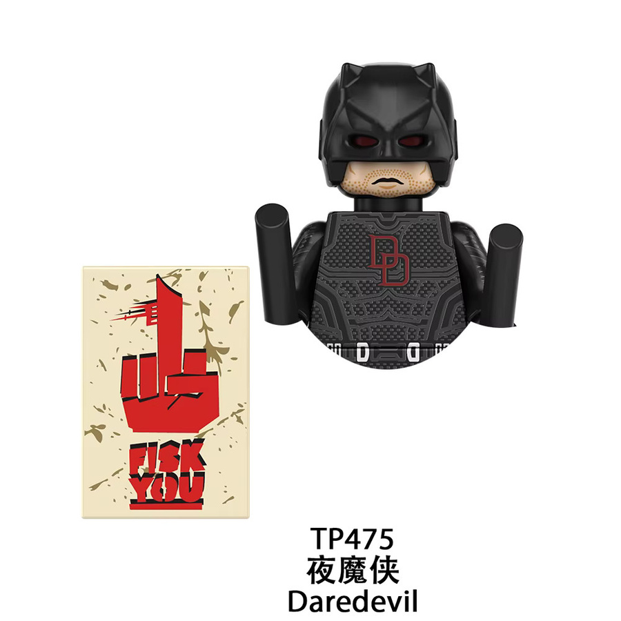 Ricky Toys Marvel Punisher Daredevil Minifiguren, Bausteine - Bild 2