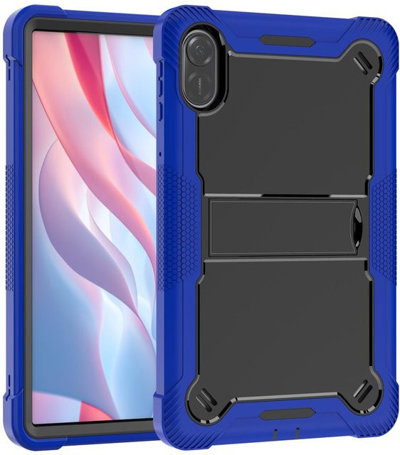 Robuste Kinder Silikon und PC Hybrid Schutzhülle für Honor Pad X9 11,5 Zoll und Honor Pad X8 Pro in Blau mit Ständer und Stoßfestem Schutz - Bild 1