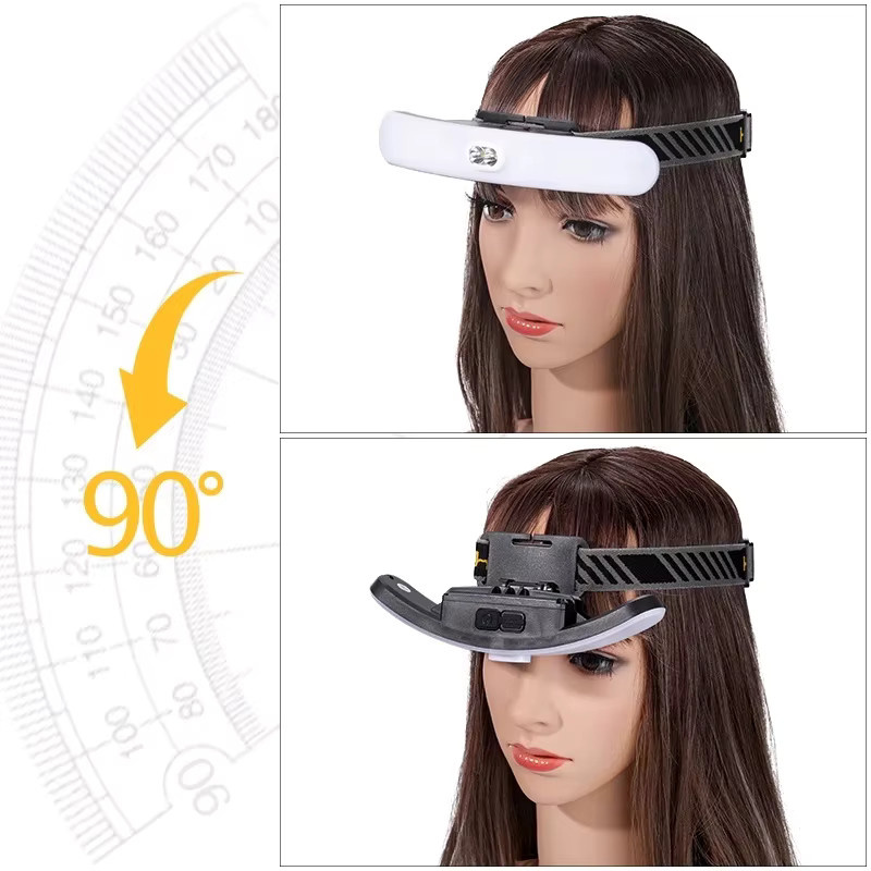 NALSYAO LED-Wimpernleuchte, Wiederaufladbare Stirnlampe - Bild 3