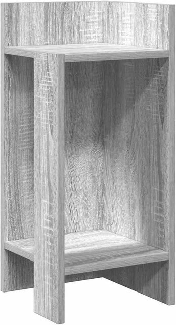 vidaXL Beistelltisch mit Ablage in Grau Sonoma, modern, B/T/H: 25,5 x 27,0 x 60,0 cm - Bild 1