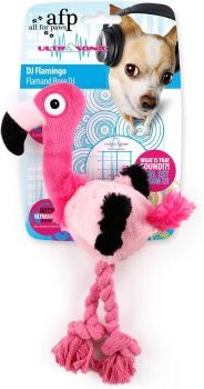 All for paws Hundespielzeug Ultraschall-Plüschspielzeug, rosa - Bild 1