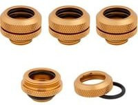 Corsair Hydro X Series XF Hardline-Armatur Gold, Viererpack, AD 14 mm - Bild 1