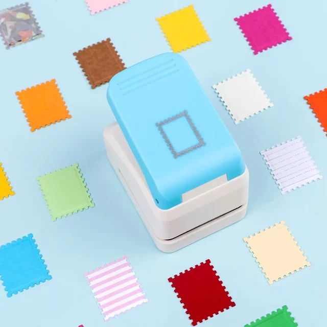 Selbststempelnder Briefmarken-Prägestempel mit Punktmuster für Scrapbooking und DIY-Papierhandwerk B/H/T: 7,3 x 5,2 x 7 cm - Bild 1