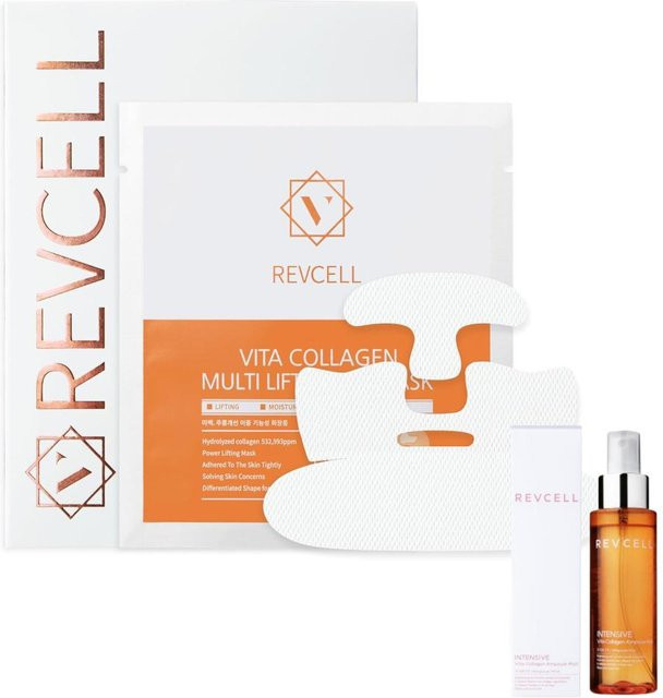 REVCELL Vita Kollagen Full Face Lifting Maske, 5 Stück, Unisex - Bild 1