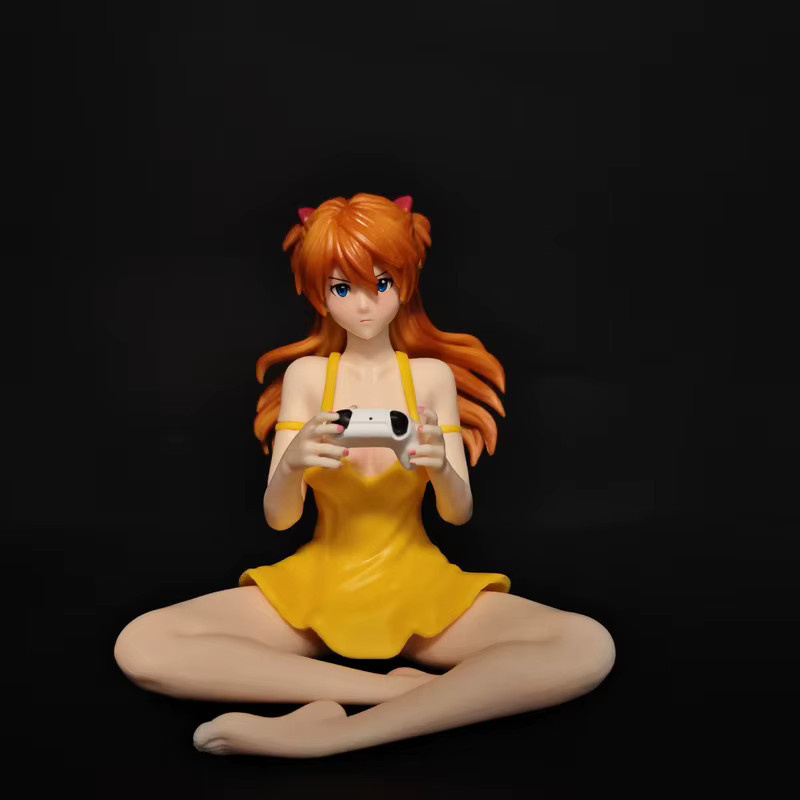 Bandai Asuka Sitzende Pose Anime-Figur, Einzelfigur, 11,5cm - Bild 4