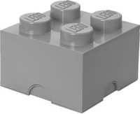 LEGO Storage Brick 4 Aufbewahrungsbox grau - Bild 1