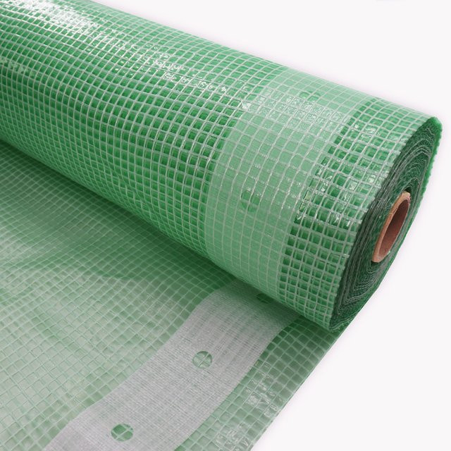 Aquagart Gitterfolie für Gewächshaus und Frühbeet, transparent/grün, Breite: 150 cm, Länge: 350 cm - Bild 1